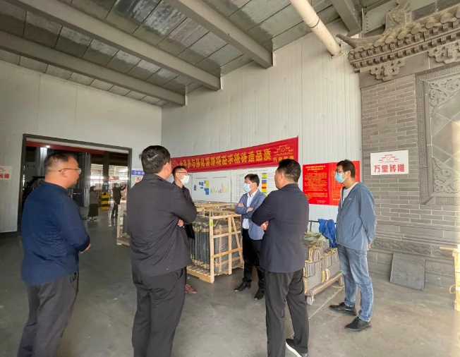 凝心聚力促發展 | 市領導蒞臨萬堂古建廠區調研